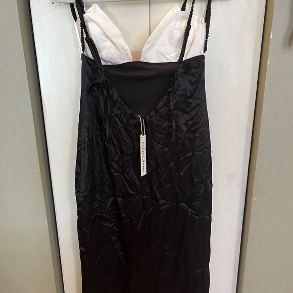 For Love & Lemons Rita Midi Satin Slip Dress NWT Size S - Picture 2 of 6
